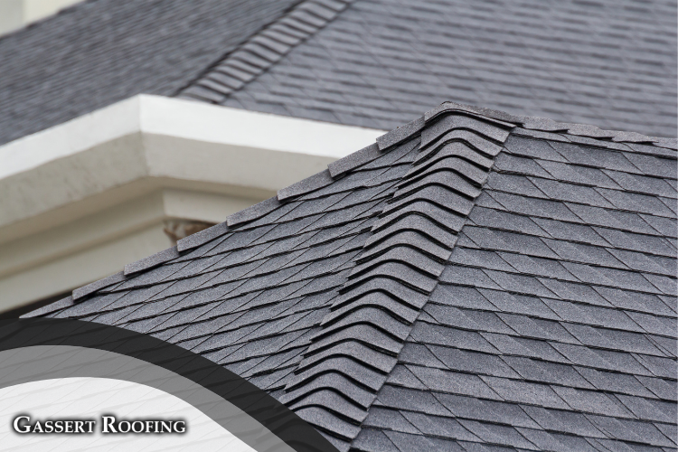 A close-up view of impact-resistant roofing materials designed to withstand hail and high winds in Ephrata, PA